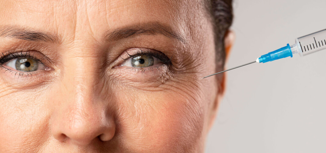 botox kezelés, botox injekció